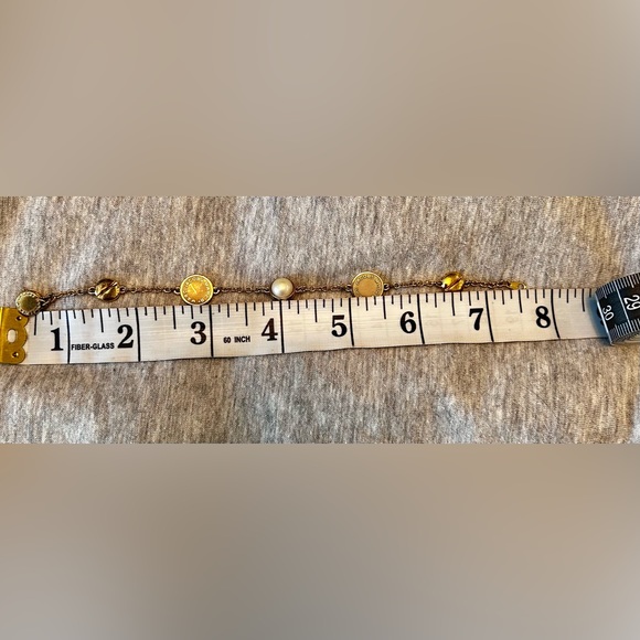 Marc By Marc Jacobs medallion & pearl bracelet - Picture 2 of 4